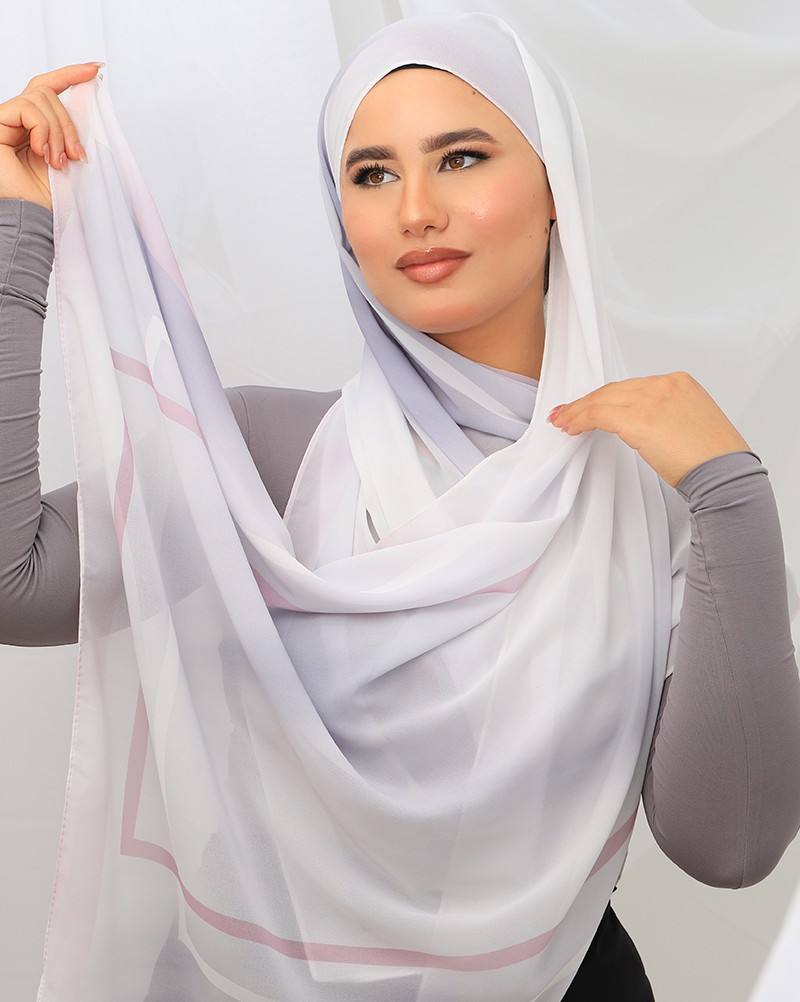 FOULARD CRÈPE IMPRIMÉ