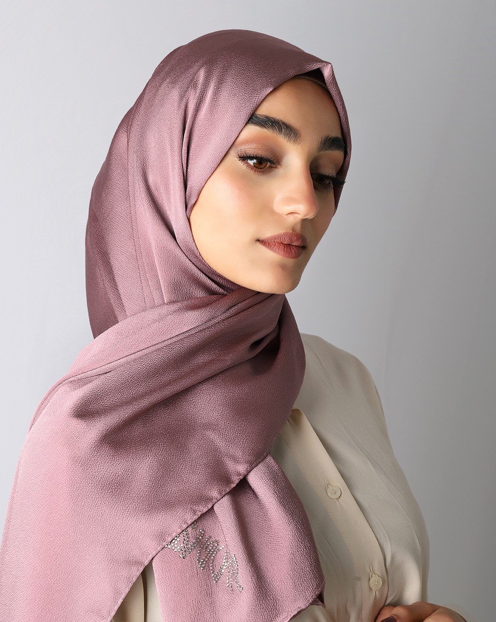 FOULARD SATINÉ KASHKHA