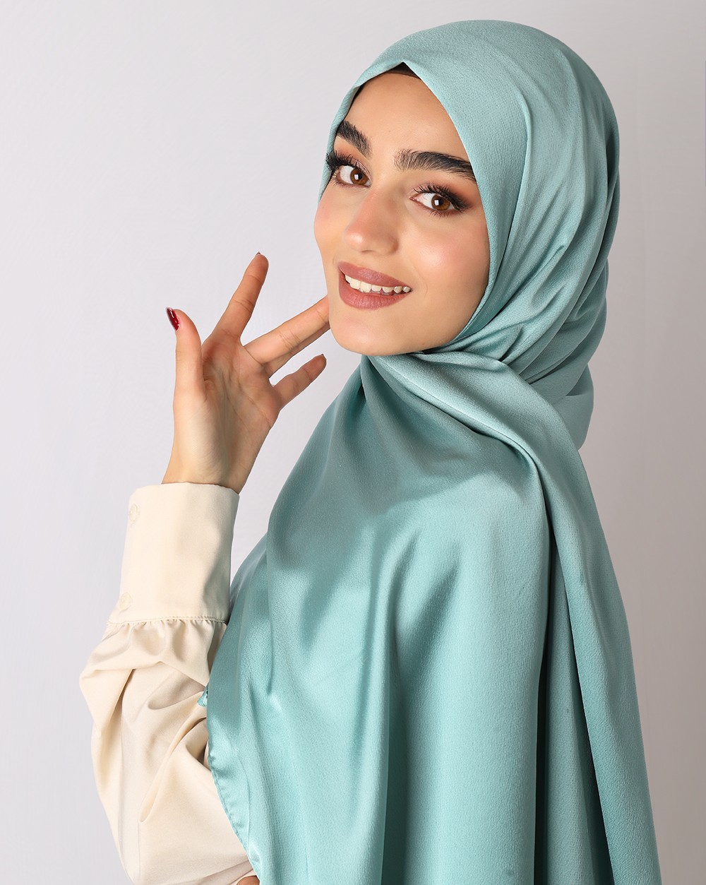 FOULARD SATINÉ KASHKHA