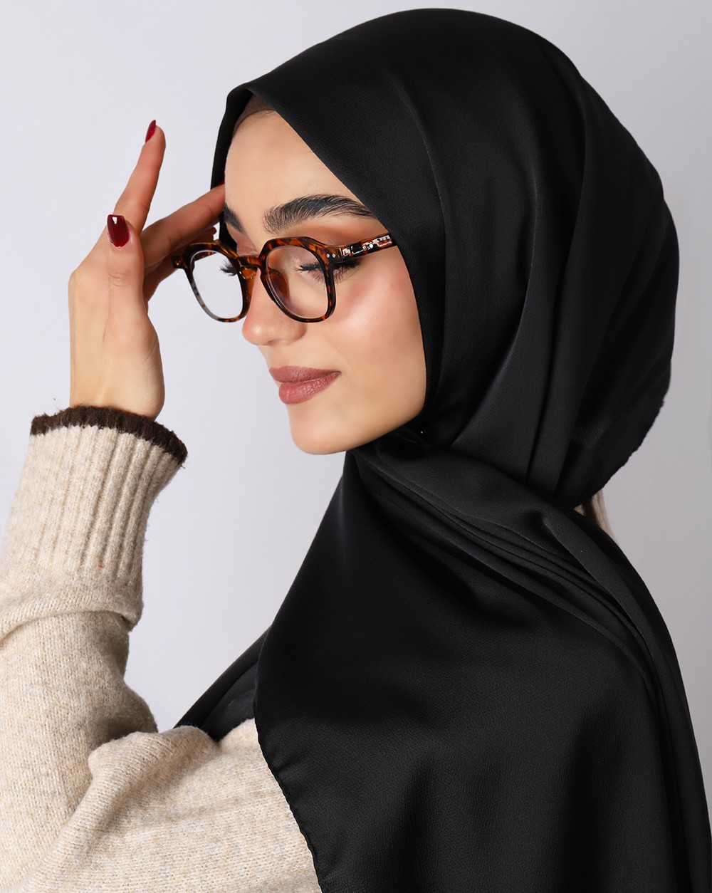 FOULARD SATINÉ KASHKHA