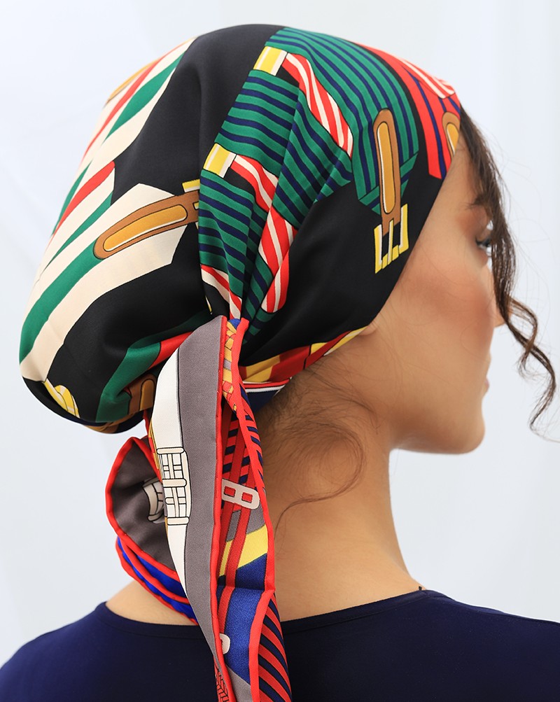 FOULARD CARRÉ IMPRIMÉ