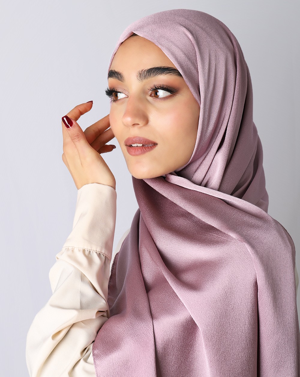 FOULARD SATINÉ KASHKHA