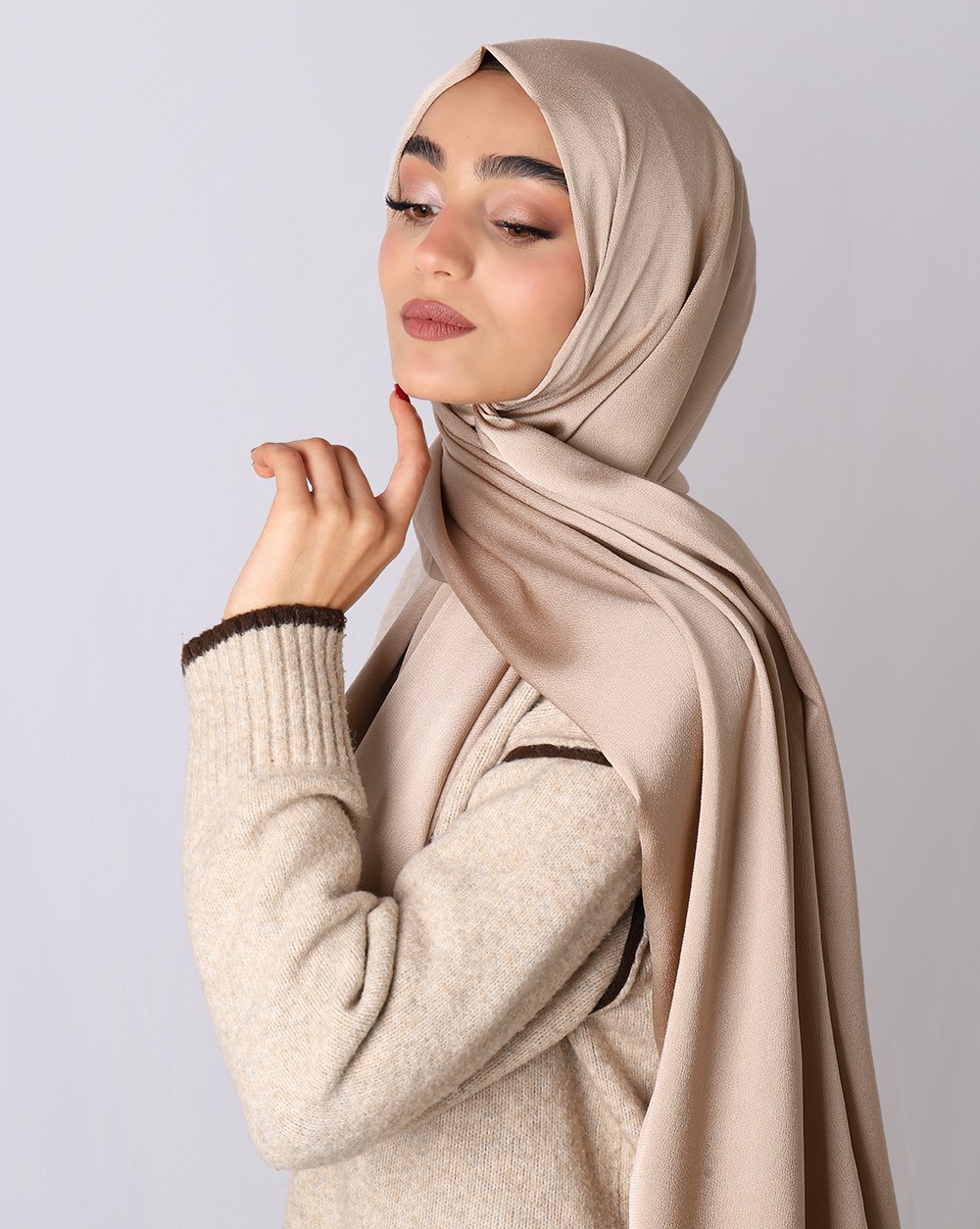 FOULARD SATINÉ KASHKHA