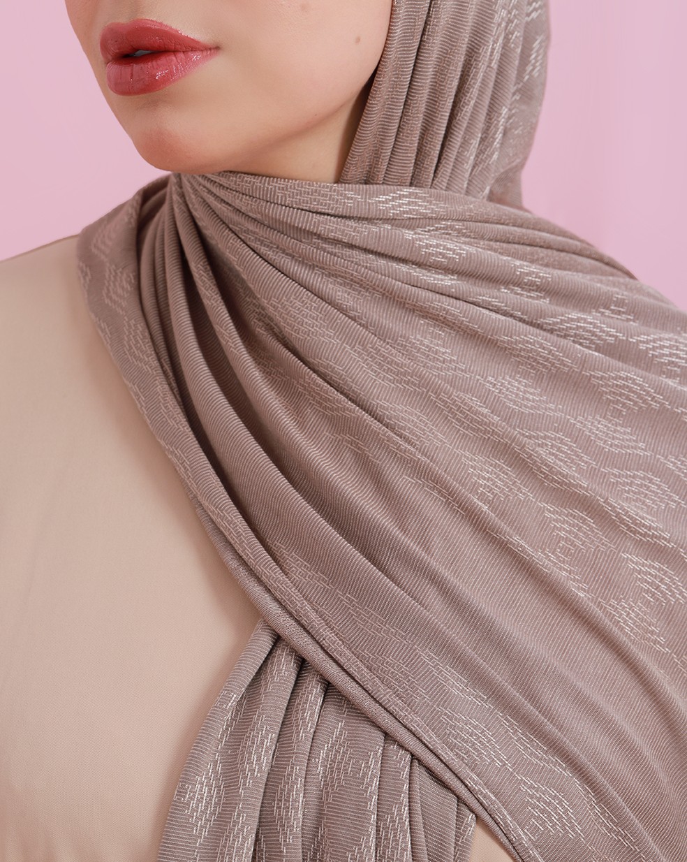 FOULARD COTON UNI MOTIF