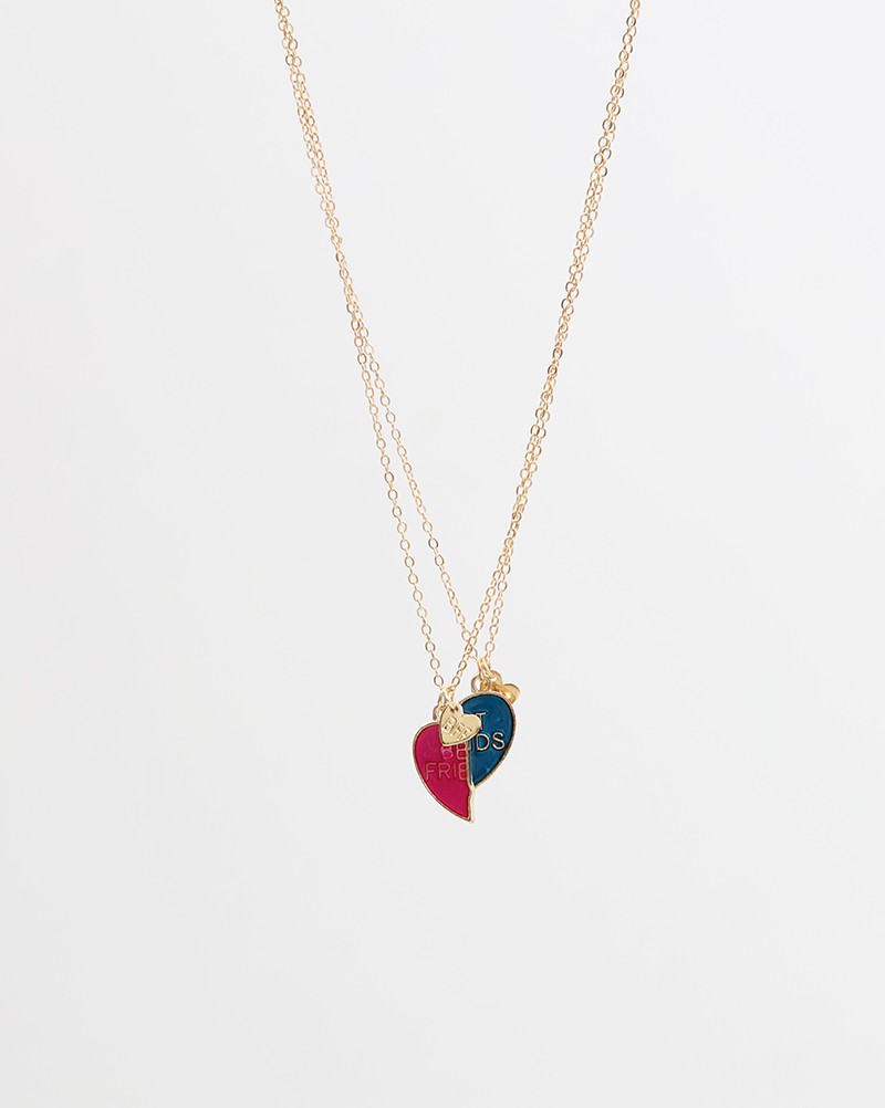 LOT COLLIER FILLETTE*2