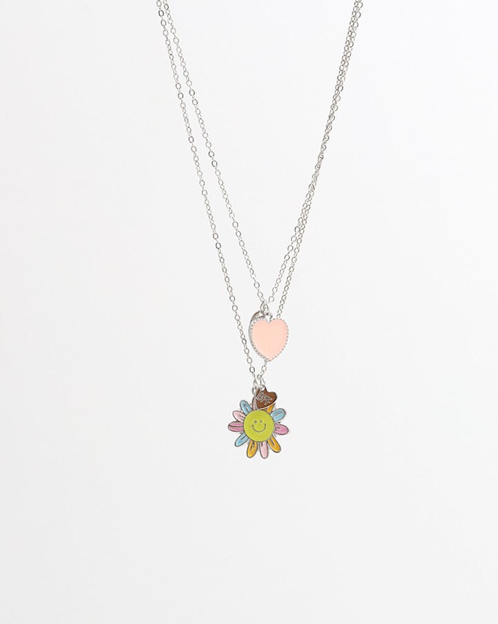 LOT COLLIER FILLETTE*2