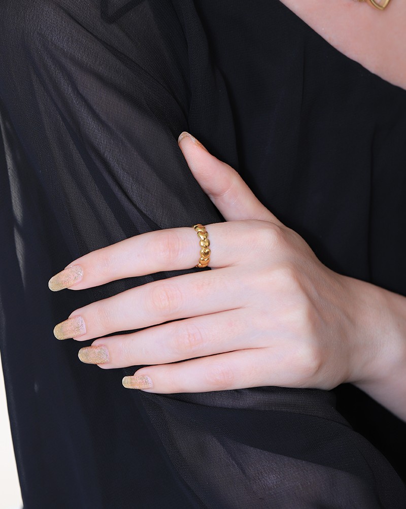 Bague stainless steel femme deals