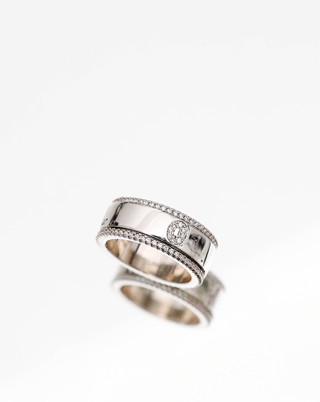 Bague stainless steel femme clearance