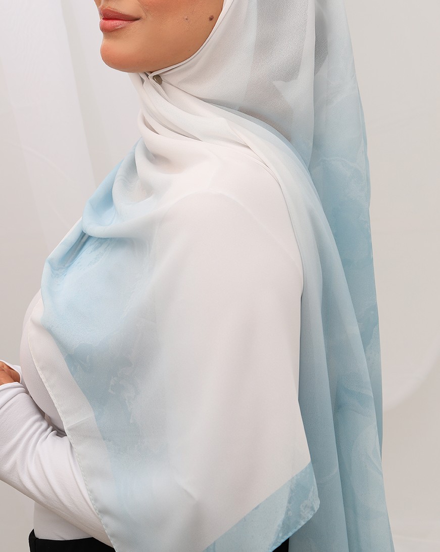 FOULARD CRÈPE IMPRIMÉ
