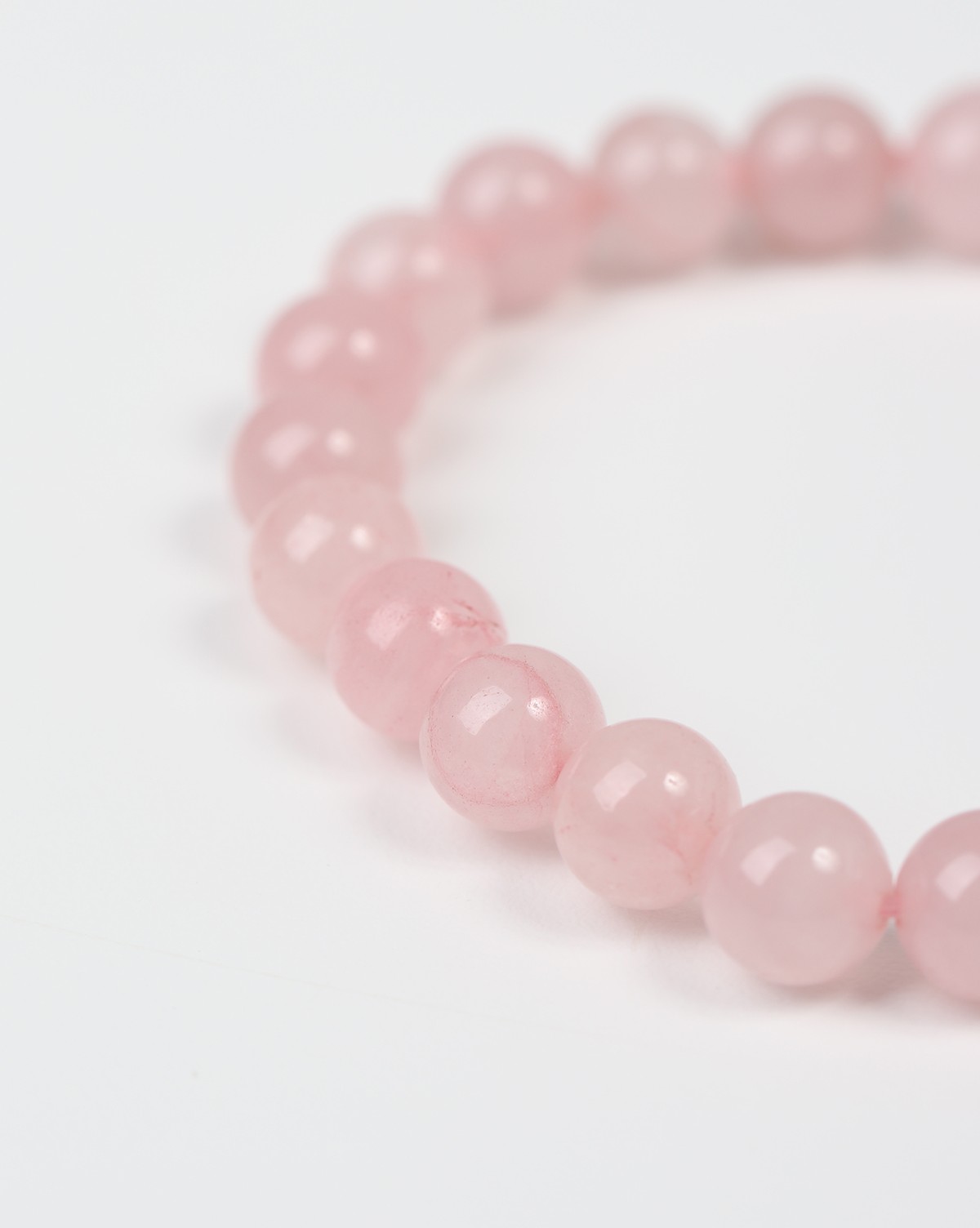 BRACELET ""QUARTZ ROSE"" 8mm."
