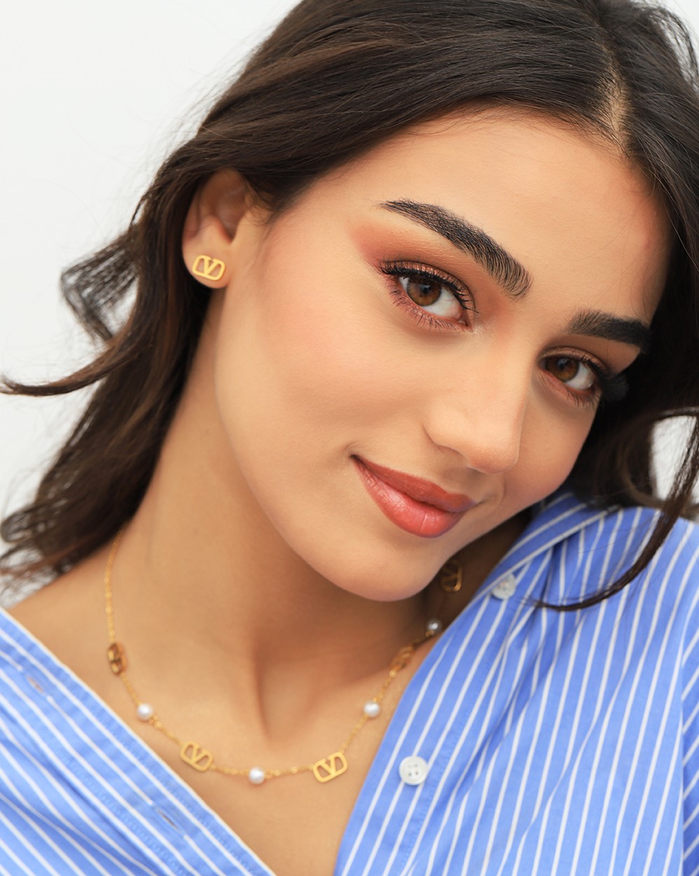 SET BOUCLES+COLLIER STAIN