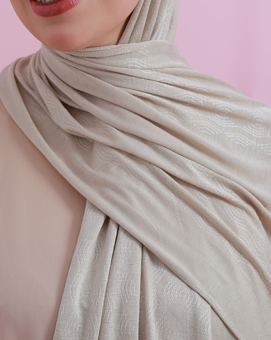FOULARD COTON UNI MOTIF