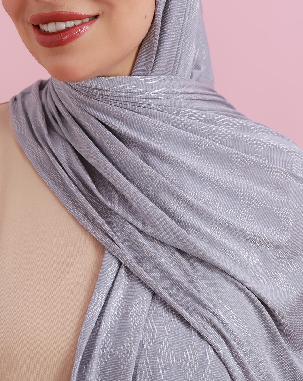 FOULARD COTON UNI MOTIF