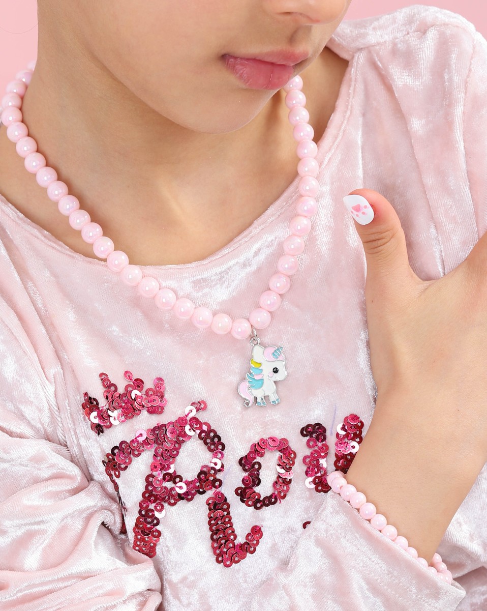 COLLIER+BRACELET FILLETTE